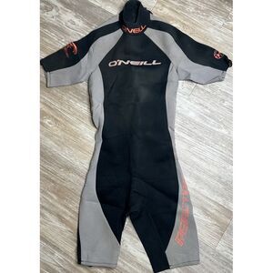 VTG  O'NEILL ADULT REACTOR 1/2 Suit 21mm Black Back ZIP SIZE MT USA MADE